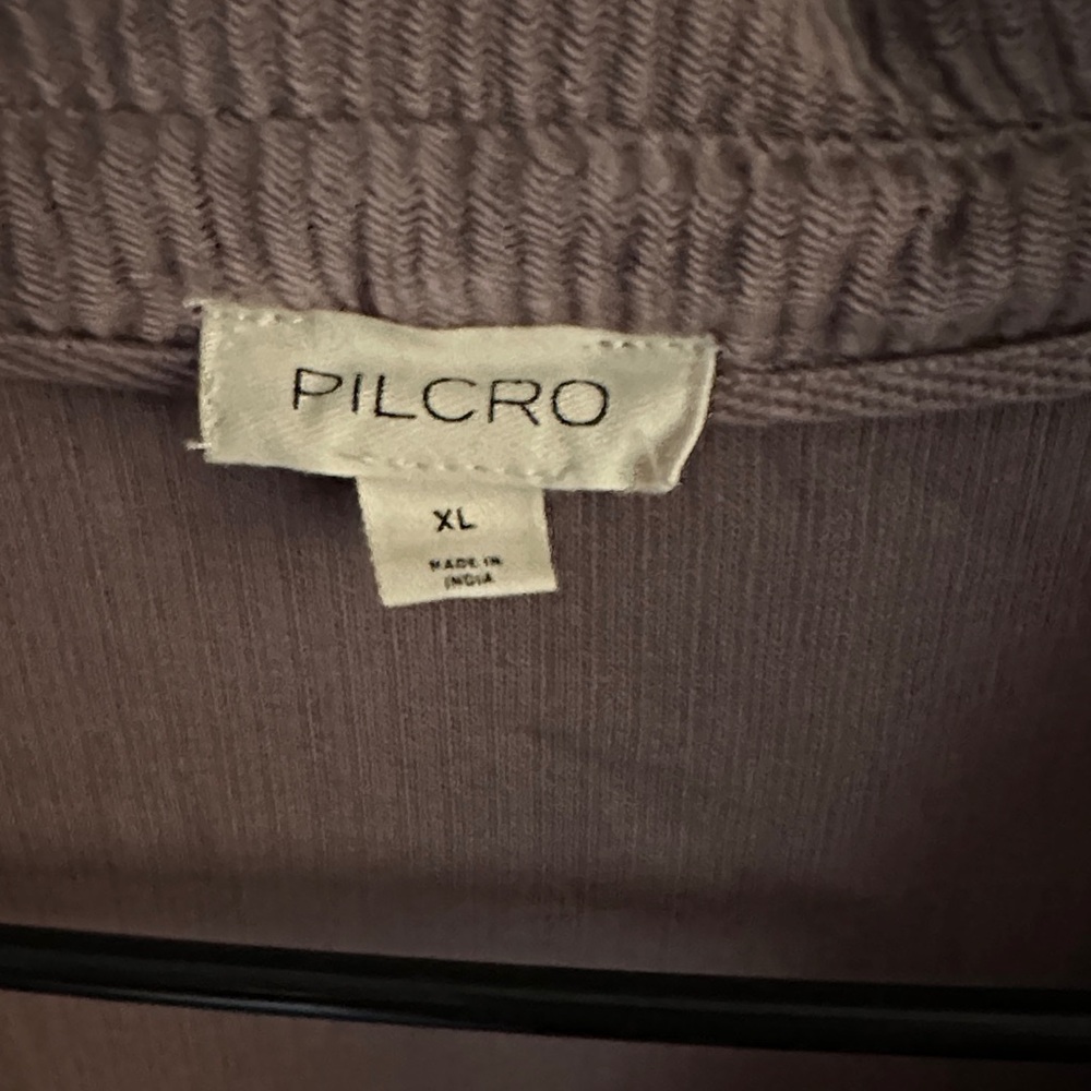 Pilcro Lavender Corduroy Shirt Dress/Duster - Picture 2 of 2